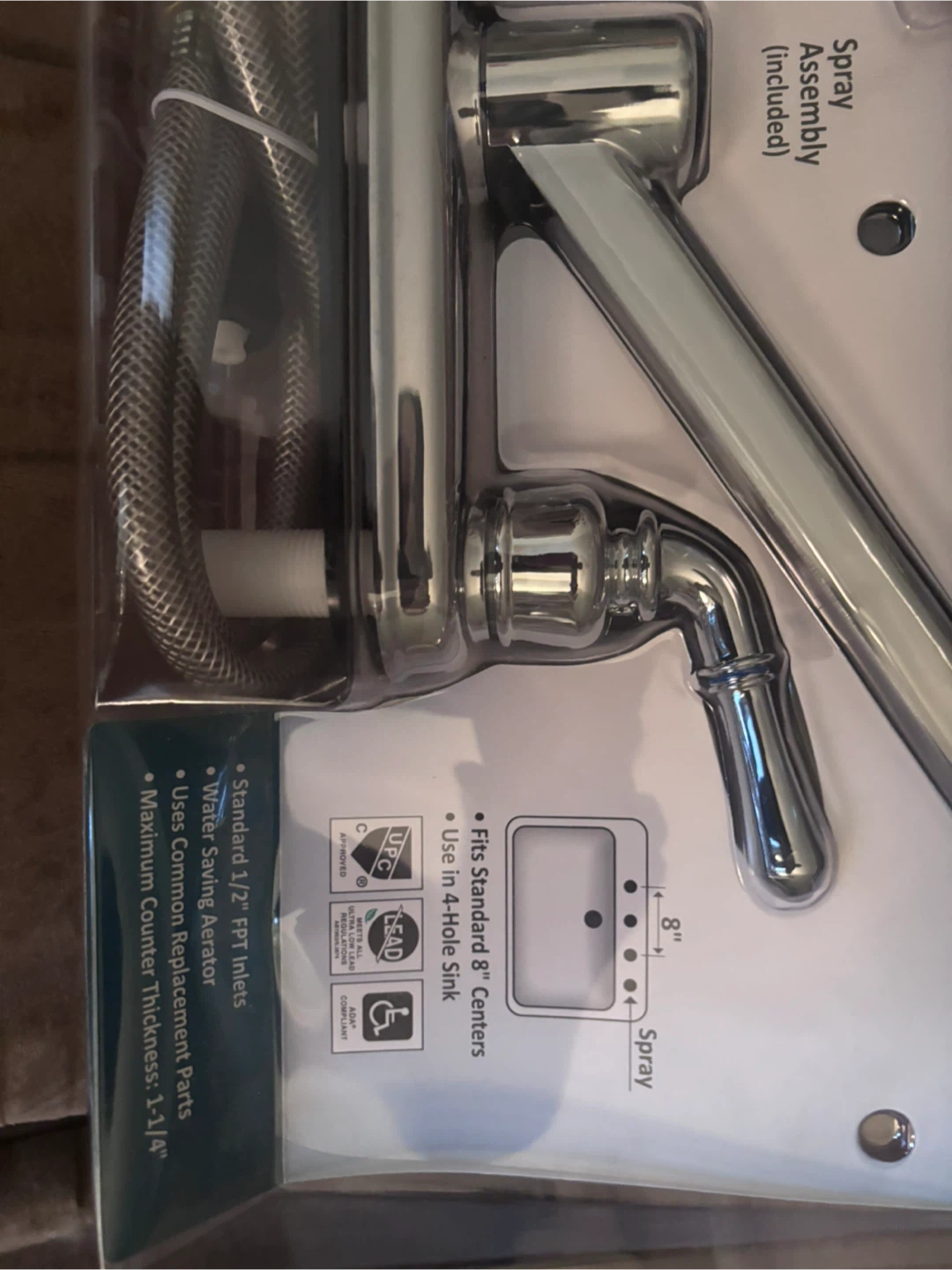 Aqua Plumb Kitchen Faucet with Spray Assembly - photo 2