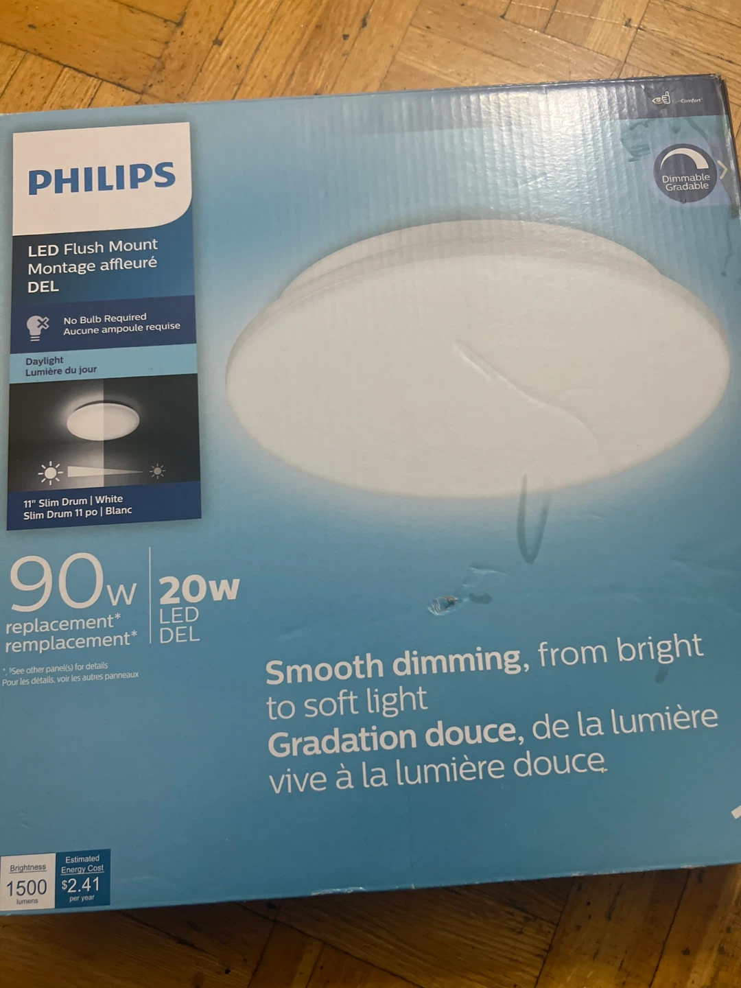Philips 11 inch LED Flush Mount Light - photo 3