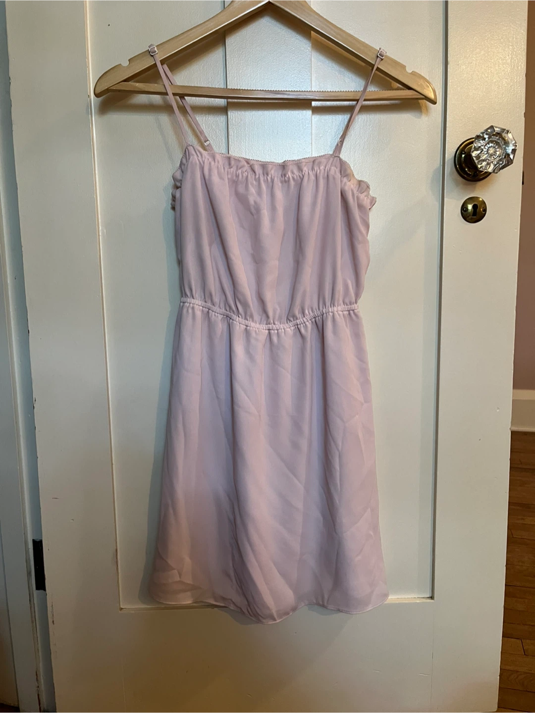 Pink aritzia camisole dress