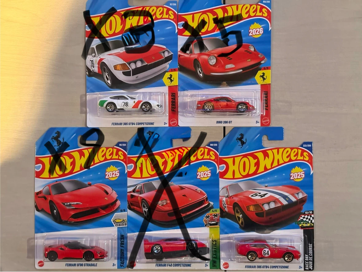 hotwheels Ferrari