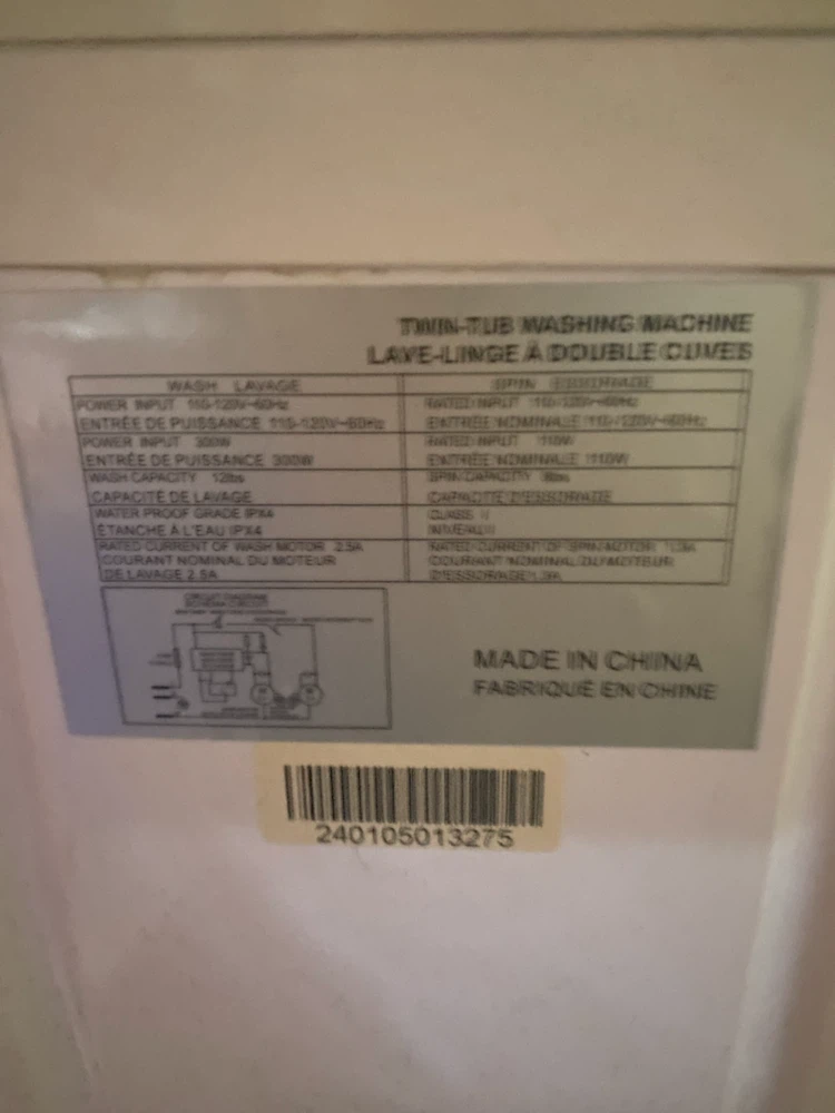Portable Twin-Tub Washing Machine - photo 3