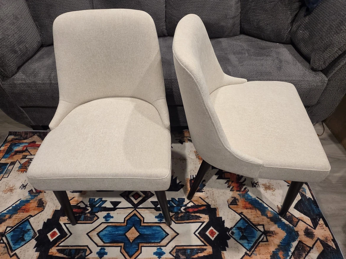 CHITA Mid-Century Upholstered Dining Chairs