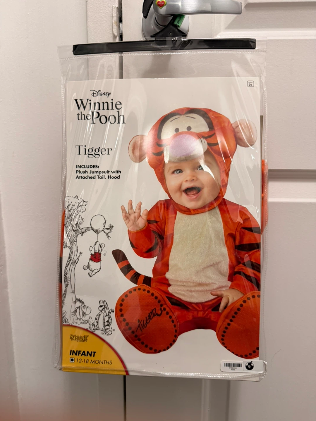 Spirit: Disney Tigger Costume for Infants 12-18 Months