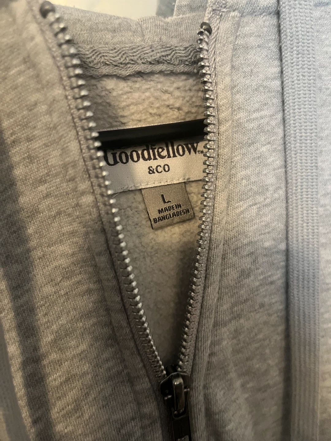 Goodfellow & Co Gray Zip-Up Hoodie Large - photo 2