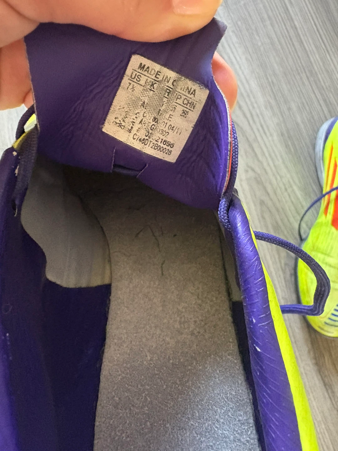 Adidas Soccer Cleats Neon Yellow - photo 2