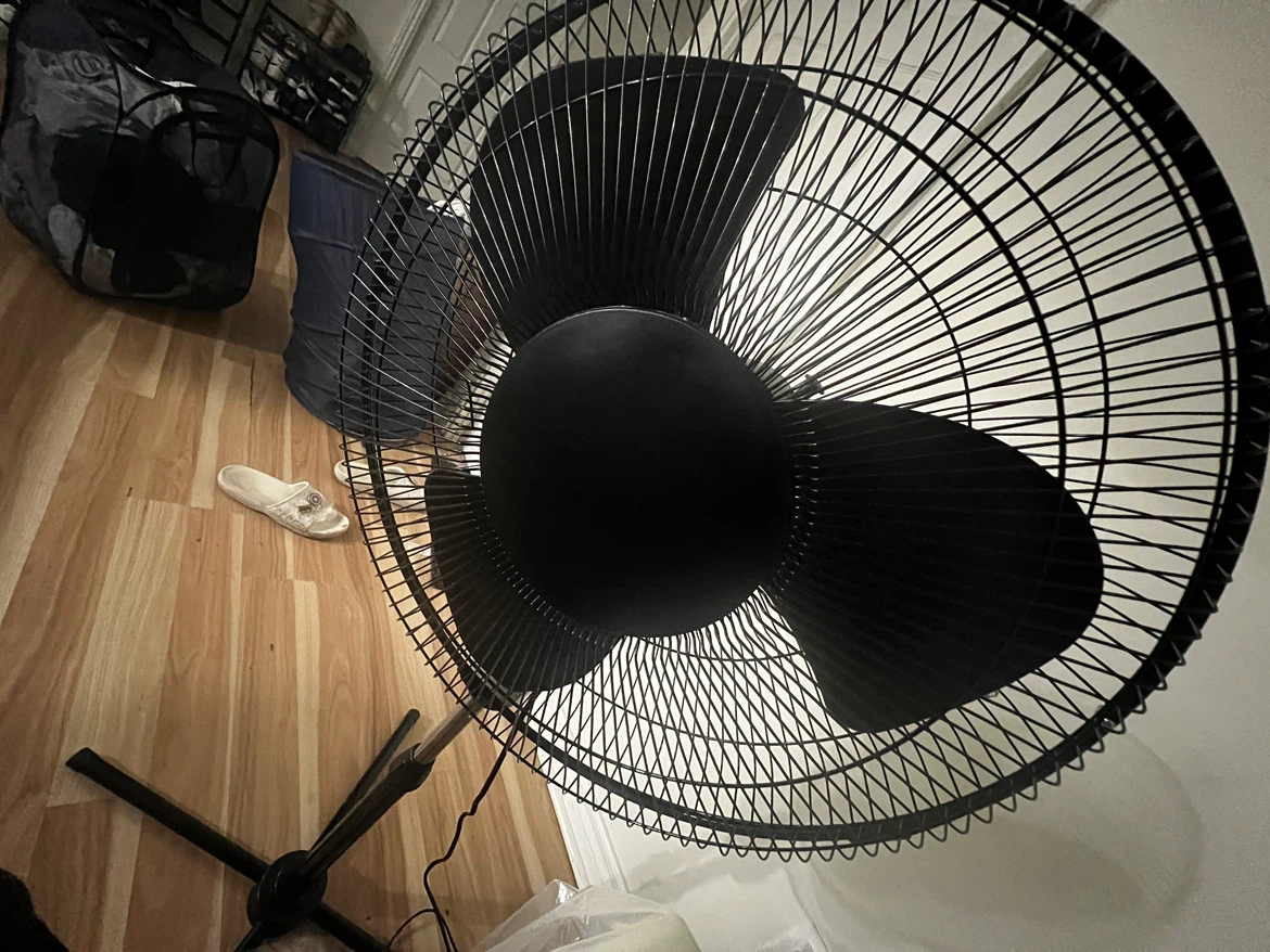 16-inch Black Pedestal Standing Fan - photo 2