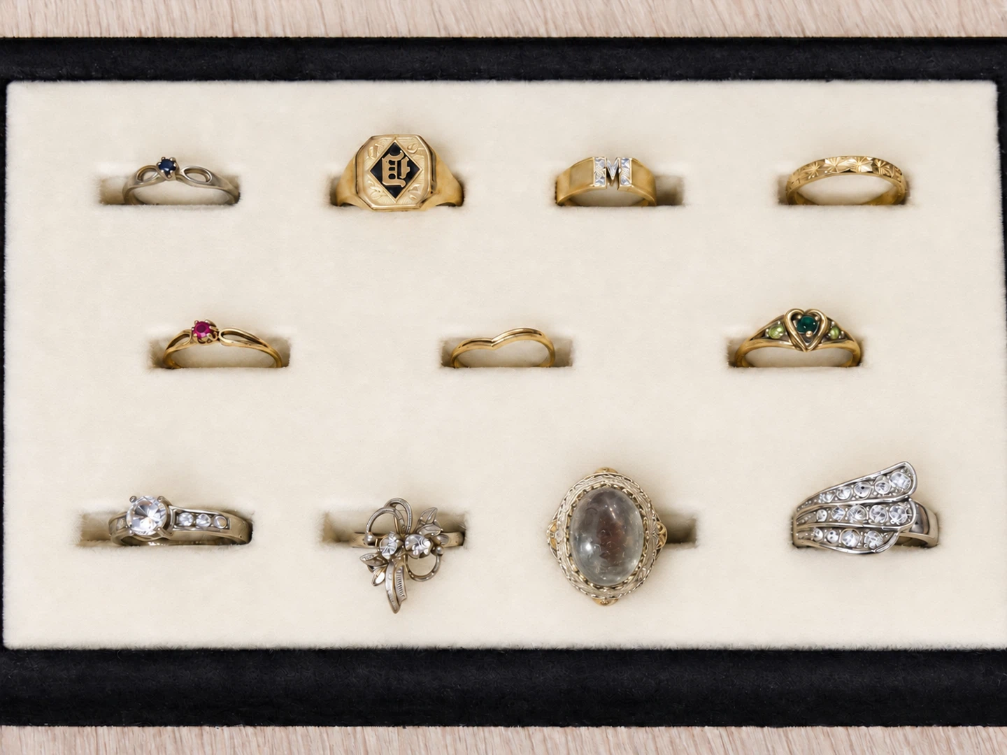 Assorted Fashion Rings Collection