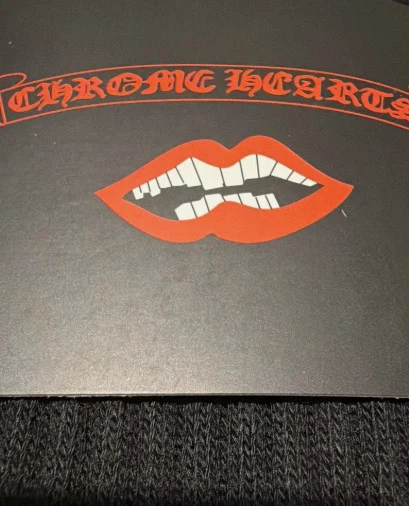 Chrome Hearts Lips Socks - Black - Large - photo 3