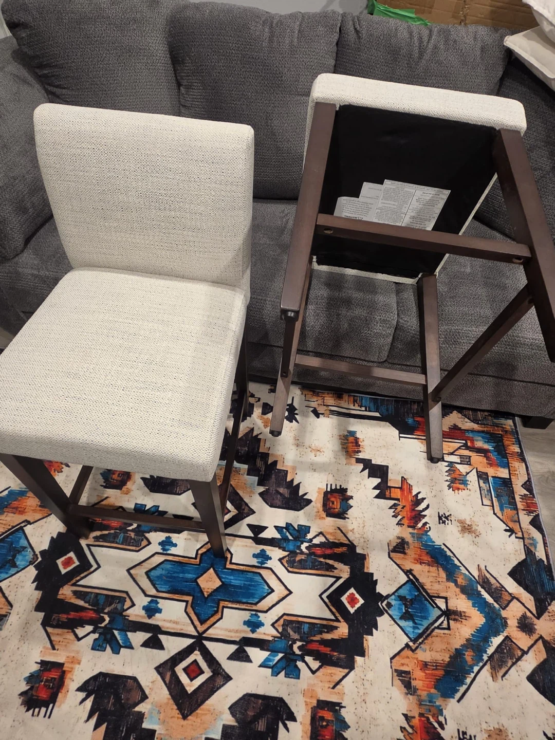 Brand new CHITA Counter & Bar Stools – Set of 2 - photo 2