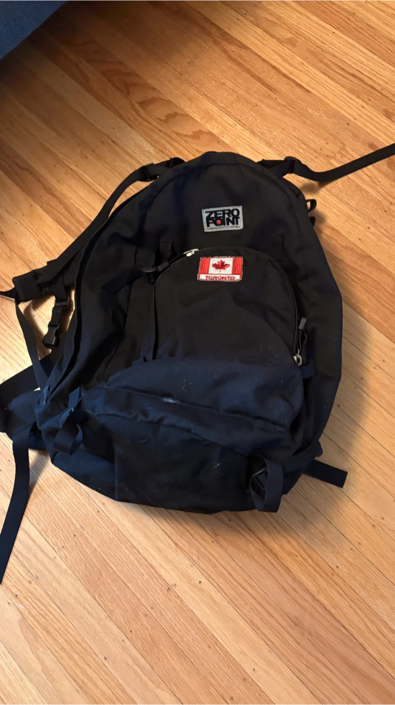 Zero Point Black Backpack