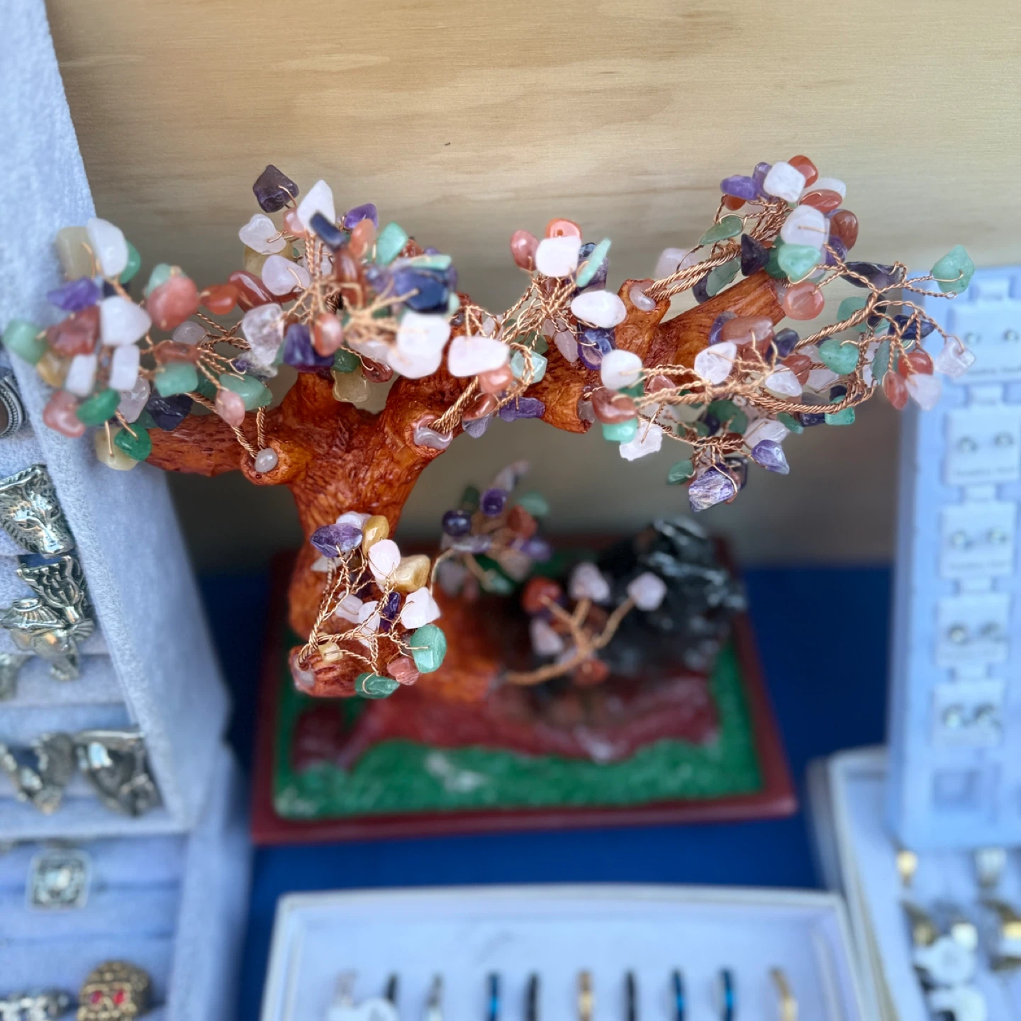 Gemstone Bonsai Tree Decoration - photo 3