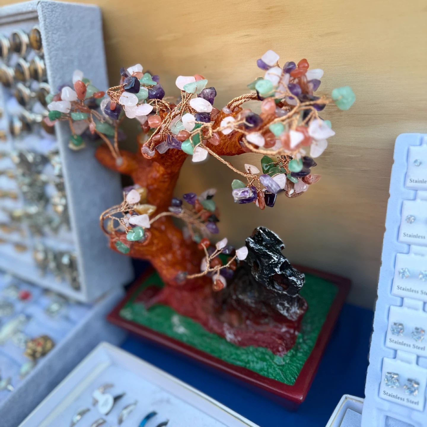 Gemstone Bonsai Tree Decoration - photo 4