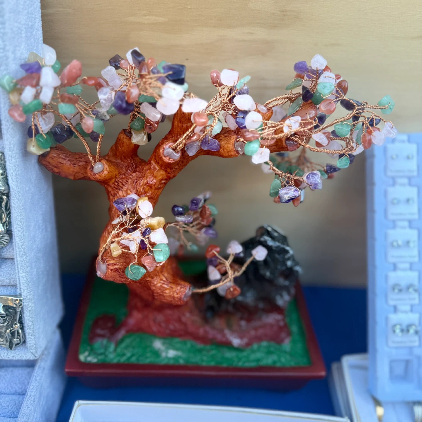 Gemstone Bonsai Tree Decoration