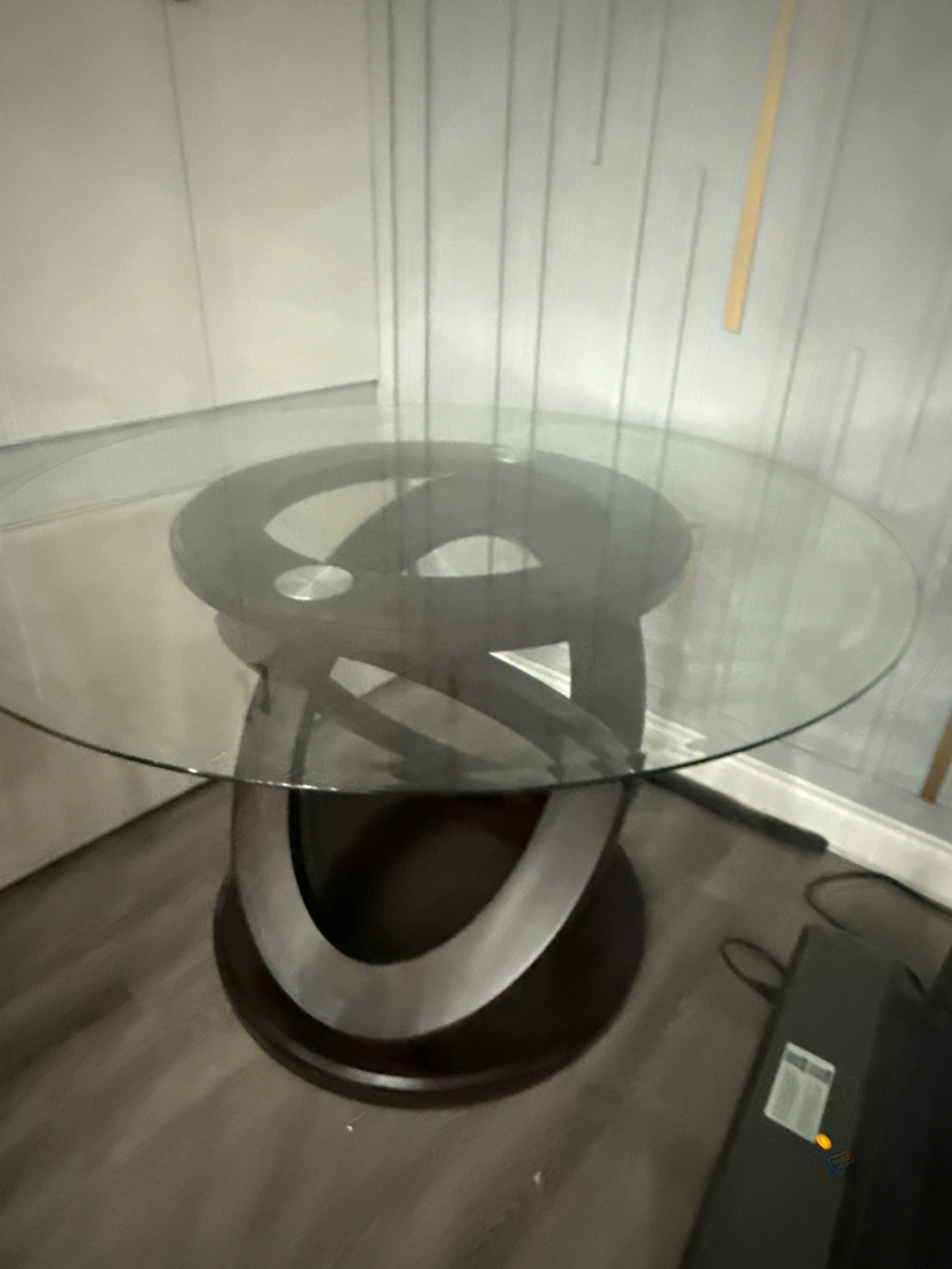 Modern Round Glass Coffee Table