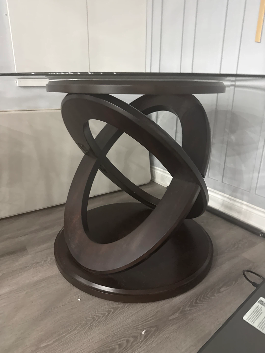 Modern Round Glass Coffee Table - photo 2