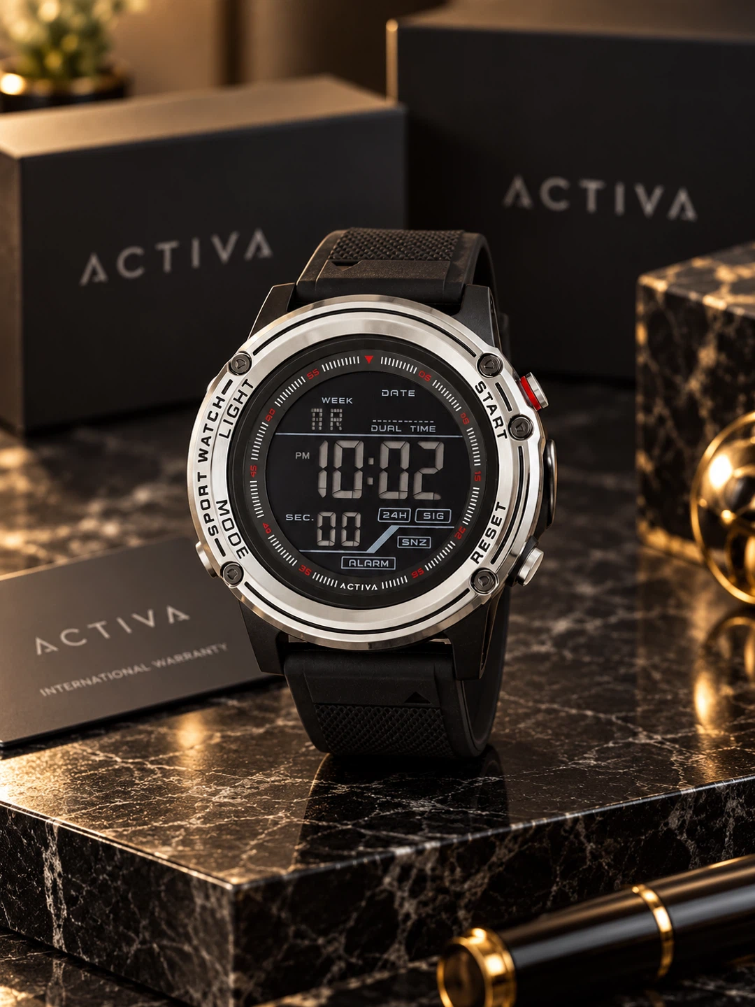 Activa x Invicta Digital Men’s Watch 52mm