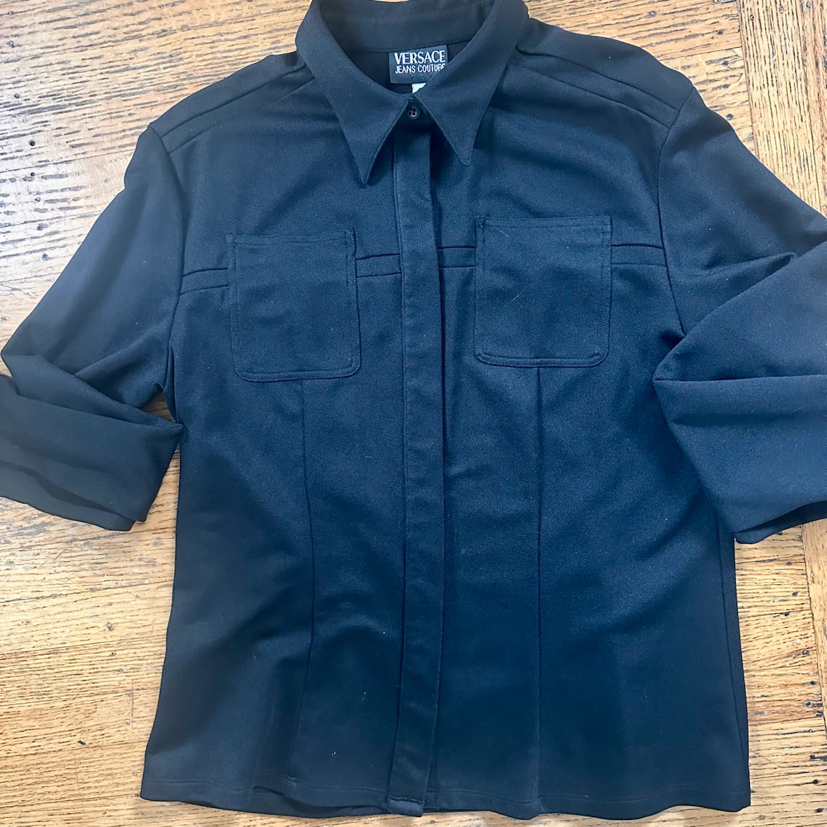 VINTAGE VERSACE JEANS COUTURE BUTTON UP SHIRT - photo 2