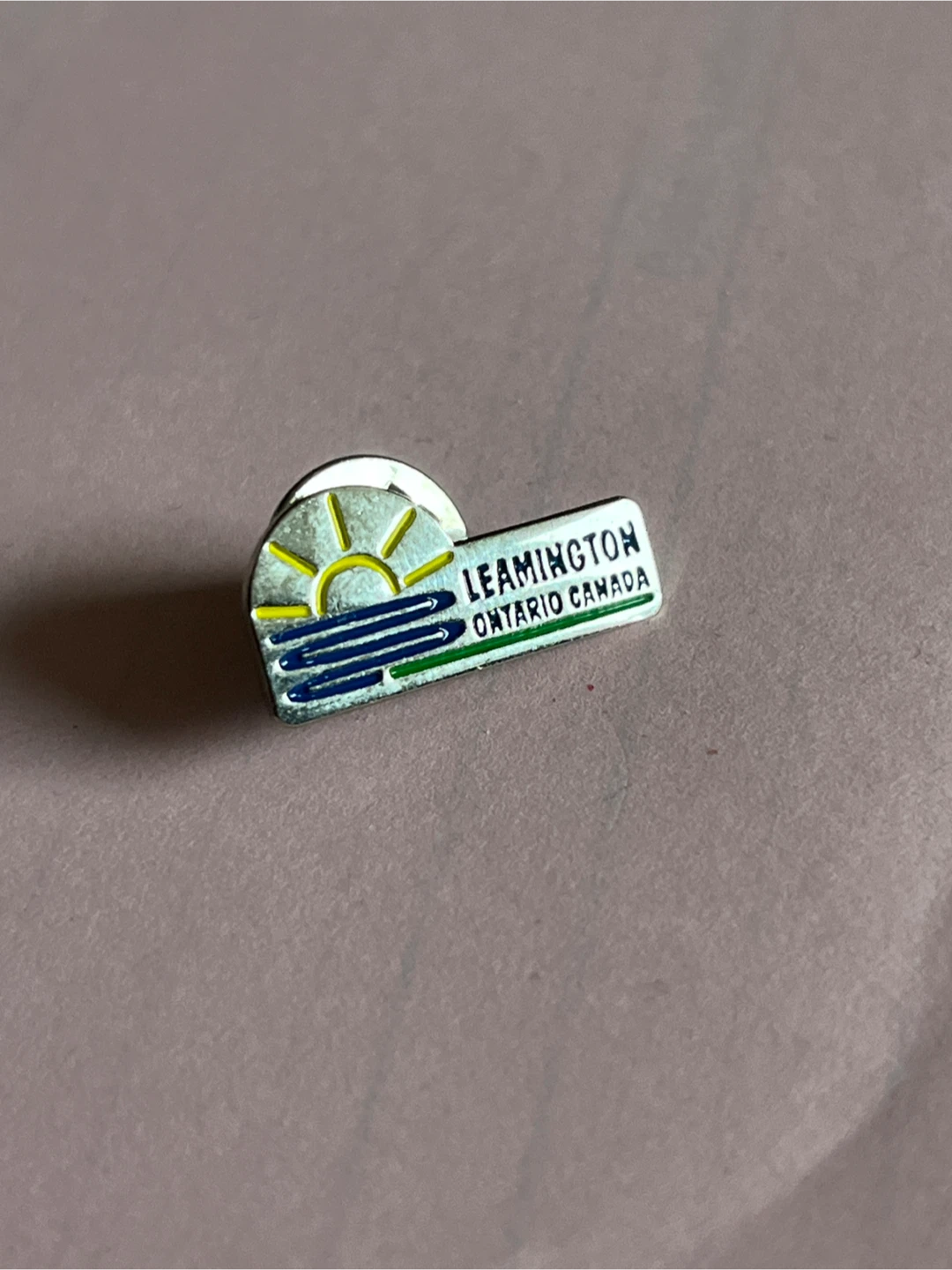 Leamington Ontario Canada enamel Pin