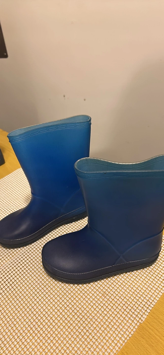 Blue Children's Rain Boots Size 10 - photo 2