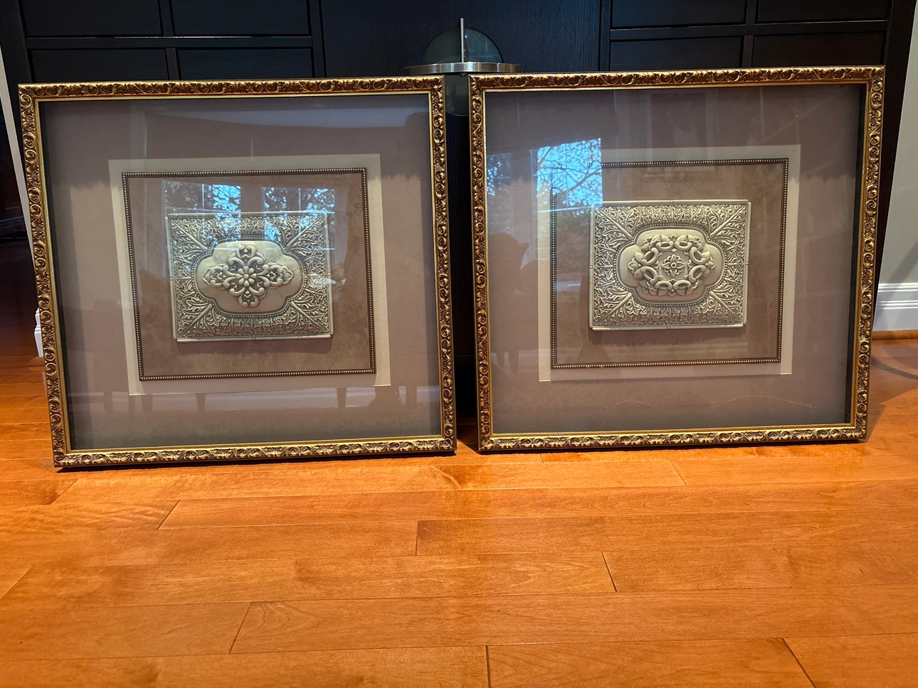Set of Two Ornate Framed Wall Art Pieces - photo 2