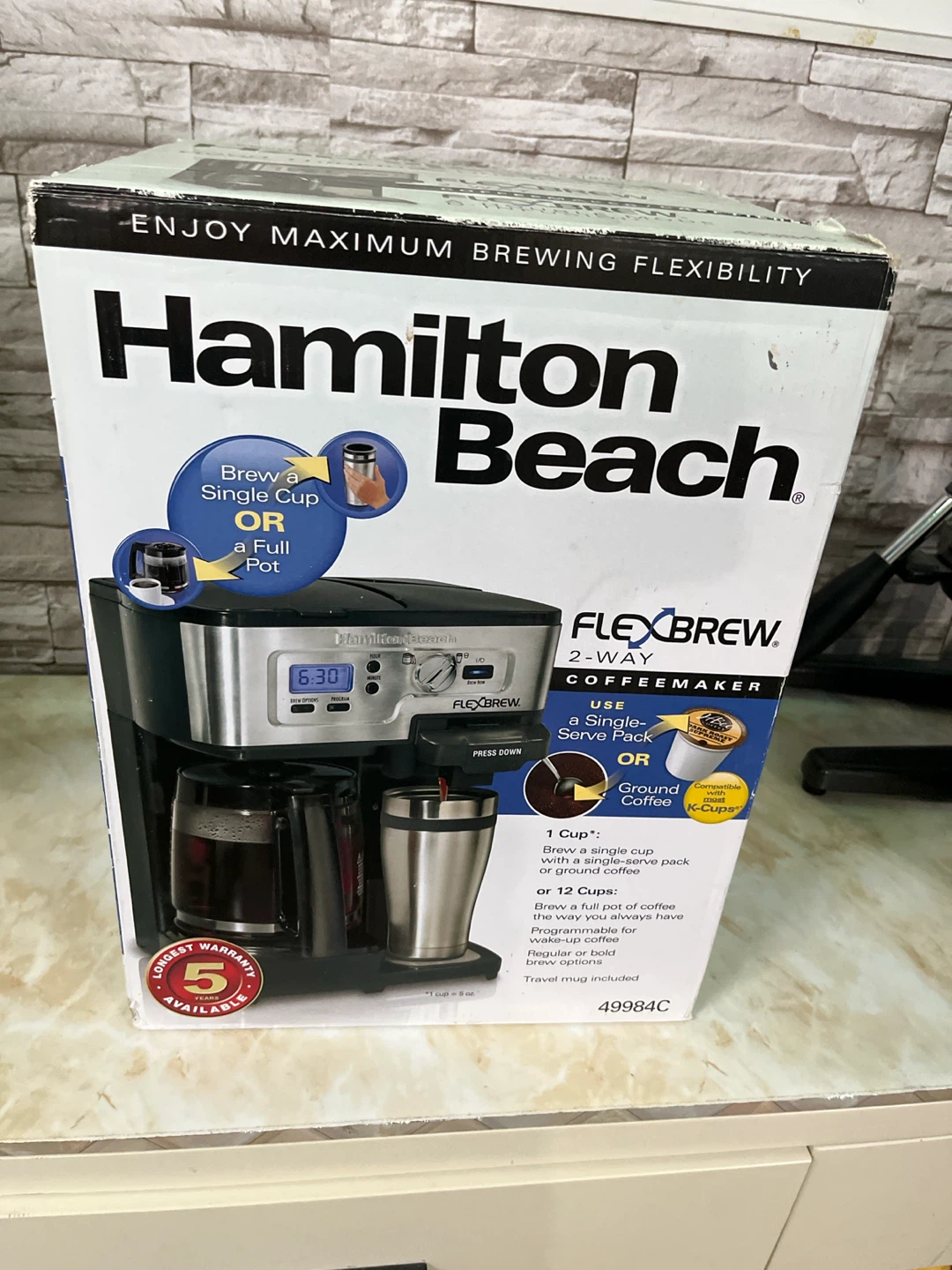 Hamilton Beach FlexBrew 2-Way Coffee Maker