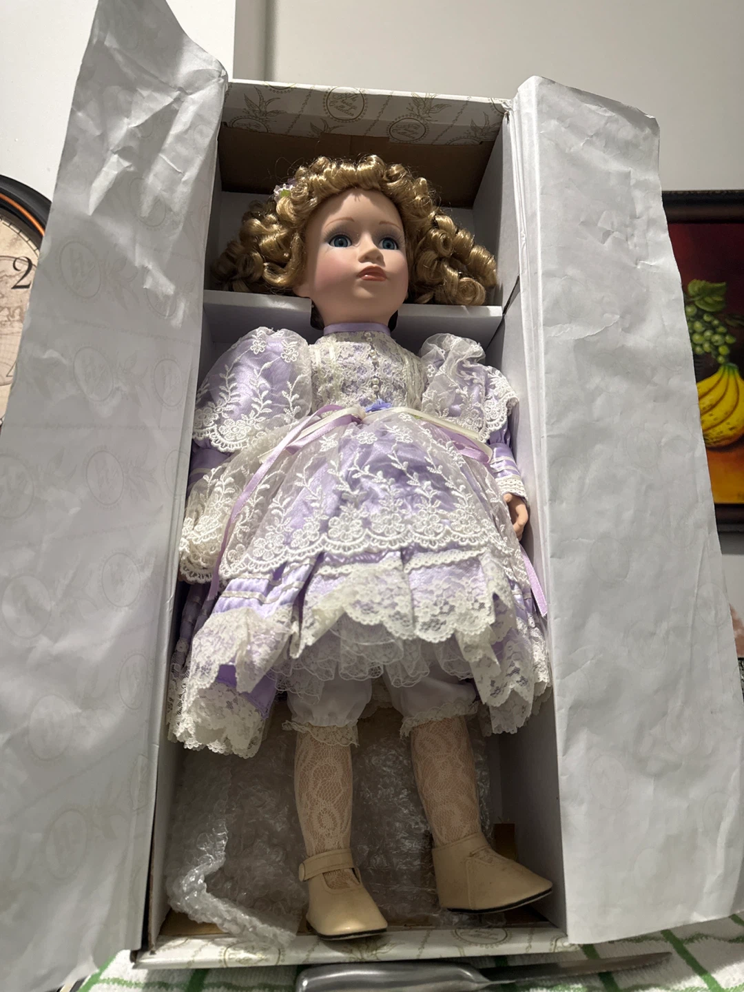 21” vintage 1990 The Heritage Collection Porcelain Doll - photo 2