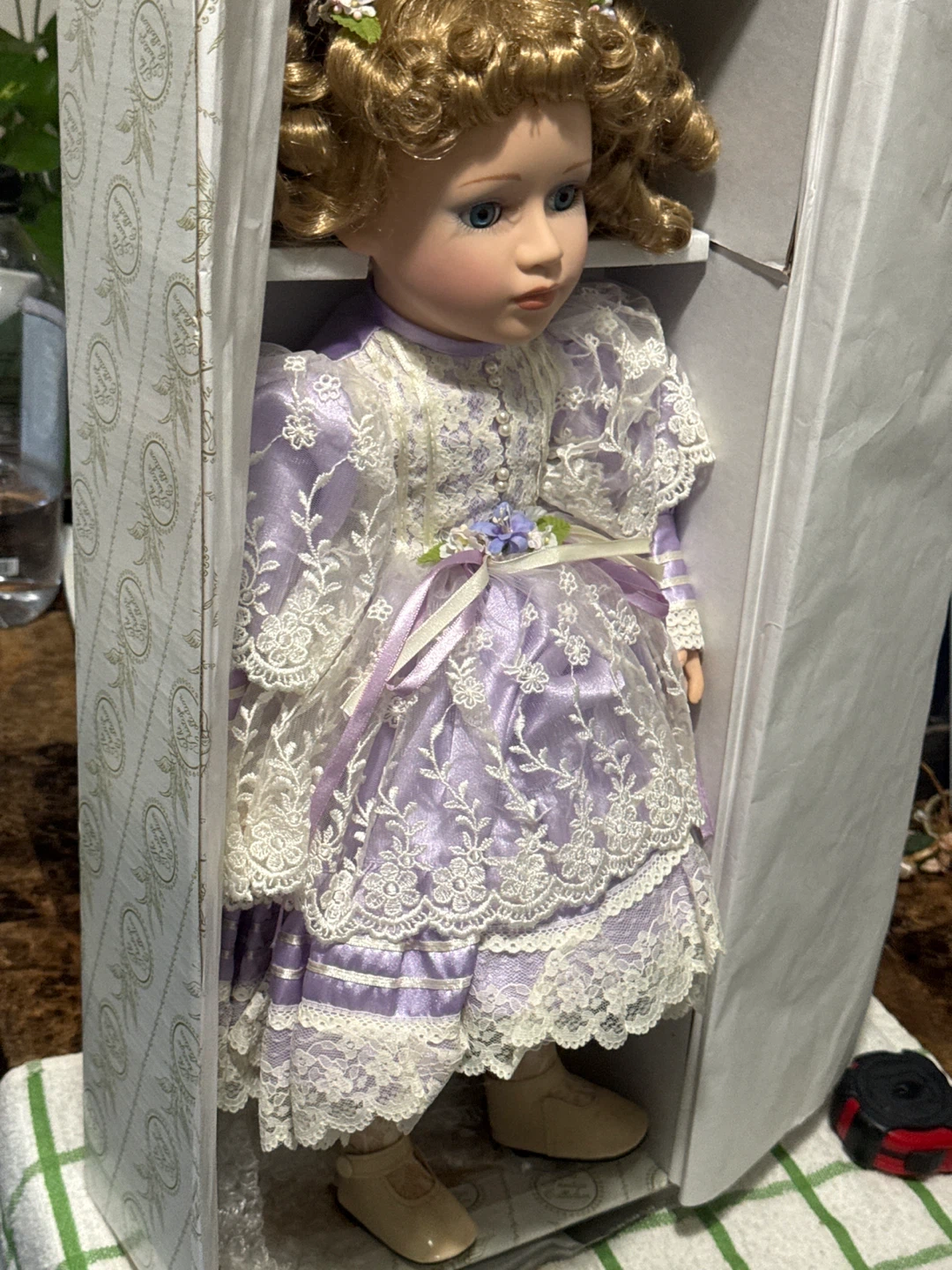 21” vintage 1990 The Heritage Collection Porcelain Doll - photo 3