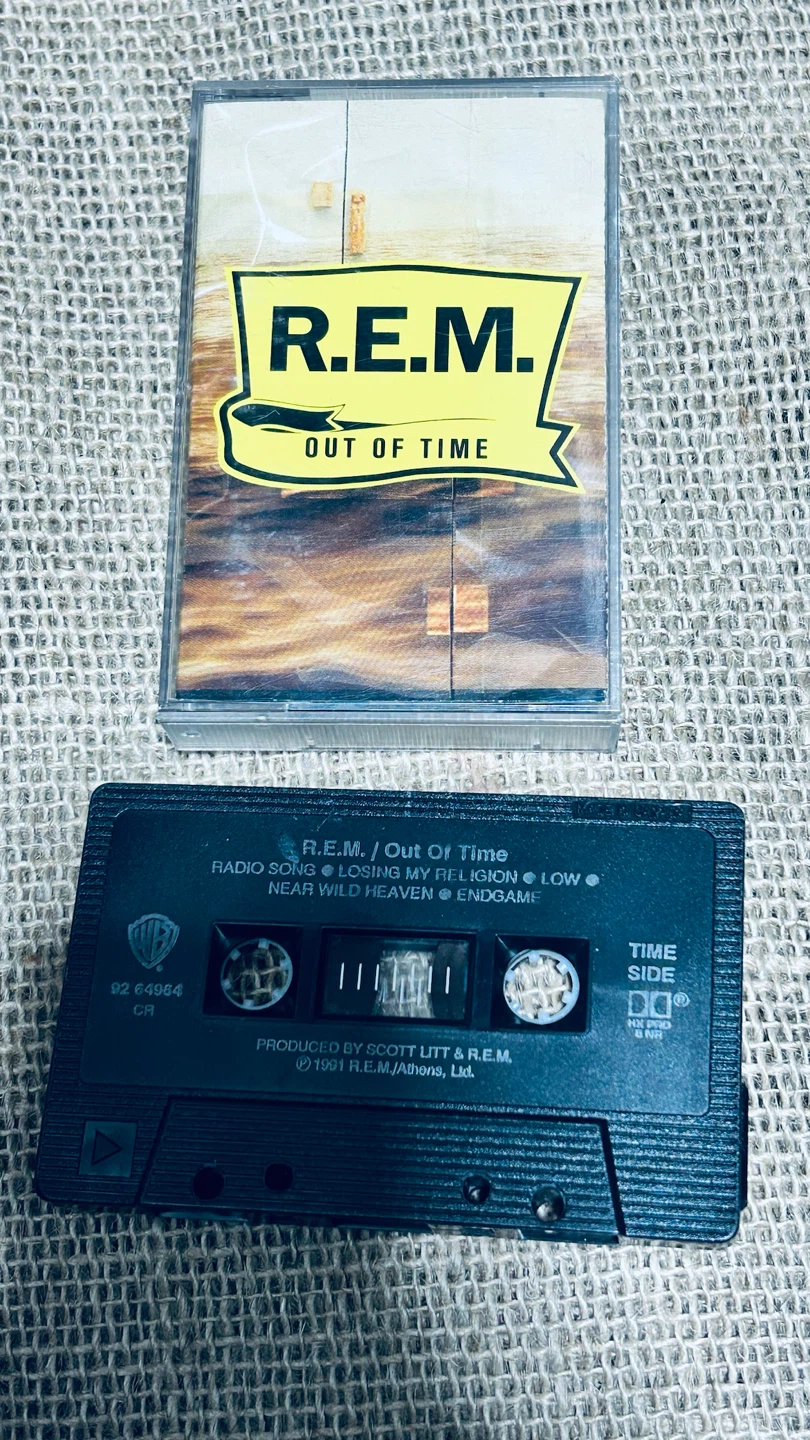 Vintage R.E.M. – Out of Time Cassette Tape 1991 – Tested