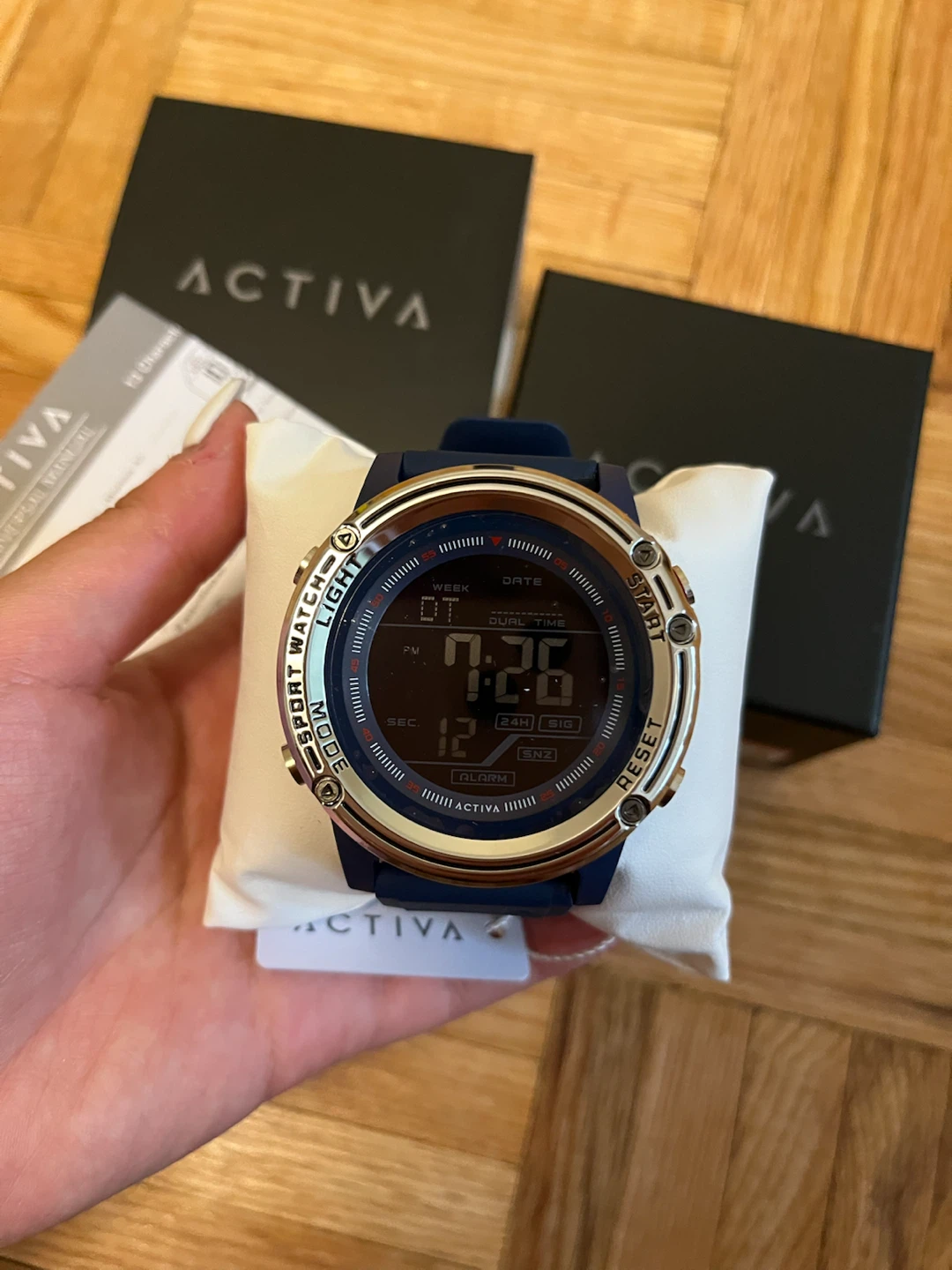 Activa x Invicta Men’s Digital Watch 52mm Blue – Box & Tag - photo 2