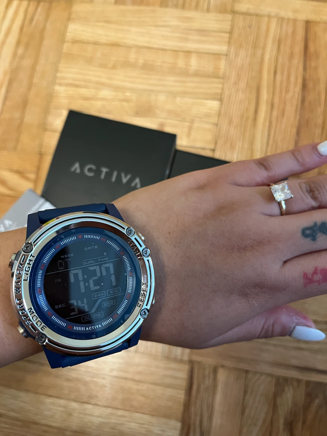 Activa x Invicta Men’s Digital Watch 52mm Blue – Box & Tag - photo 3