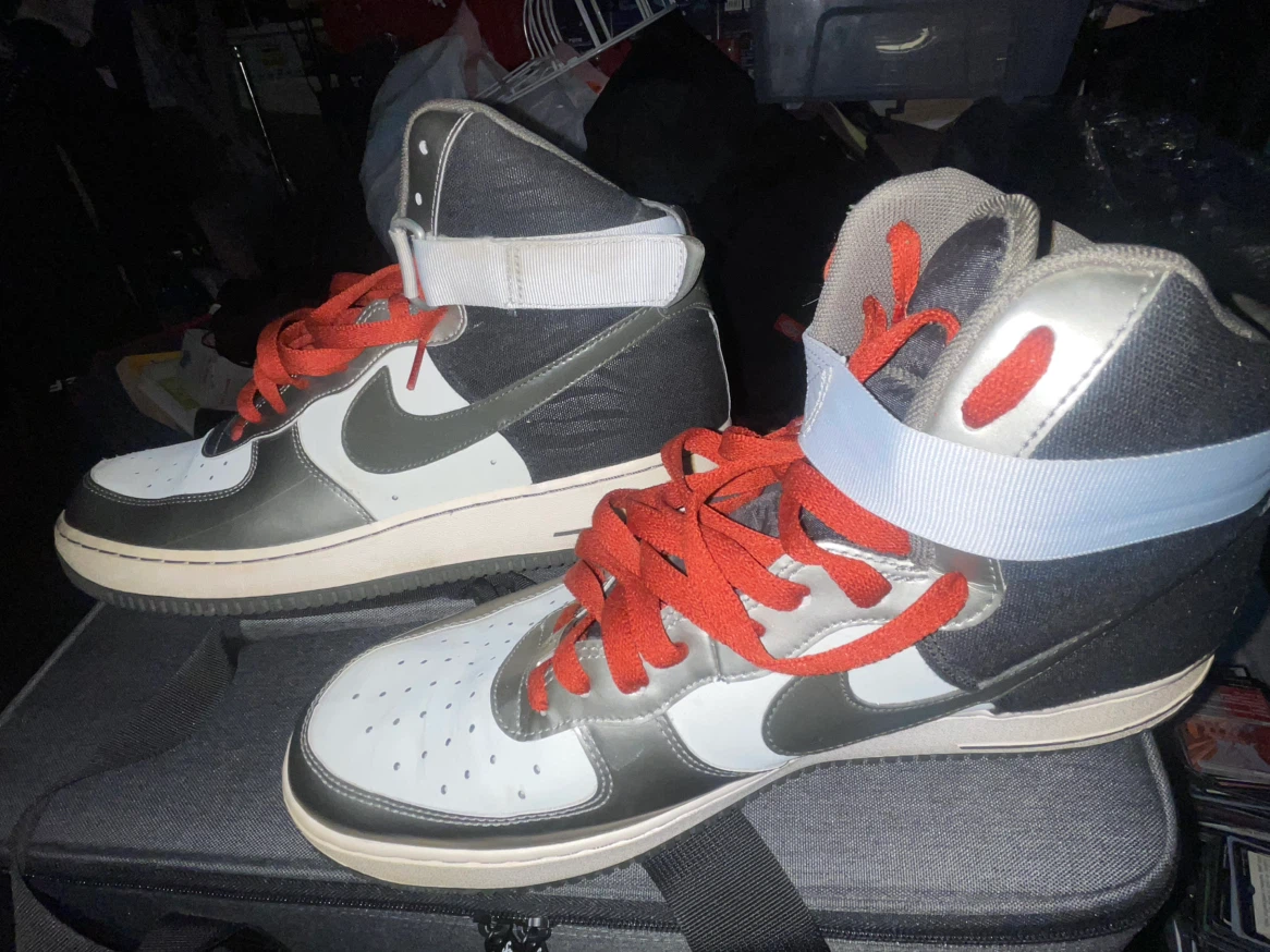 Nike Air Force 1 High 'Newsprint Pewter'  sz13 - photo 4
