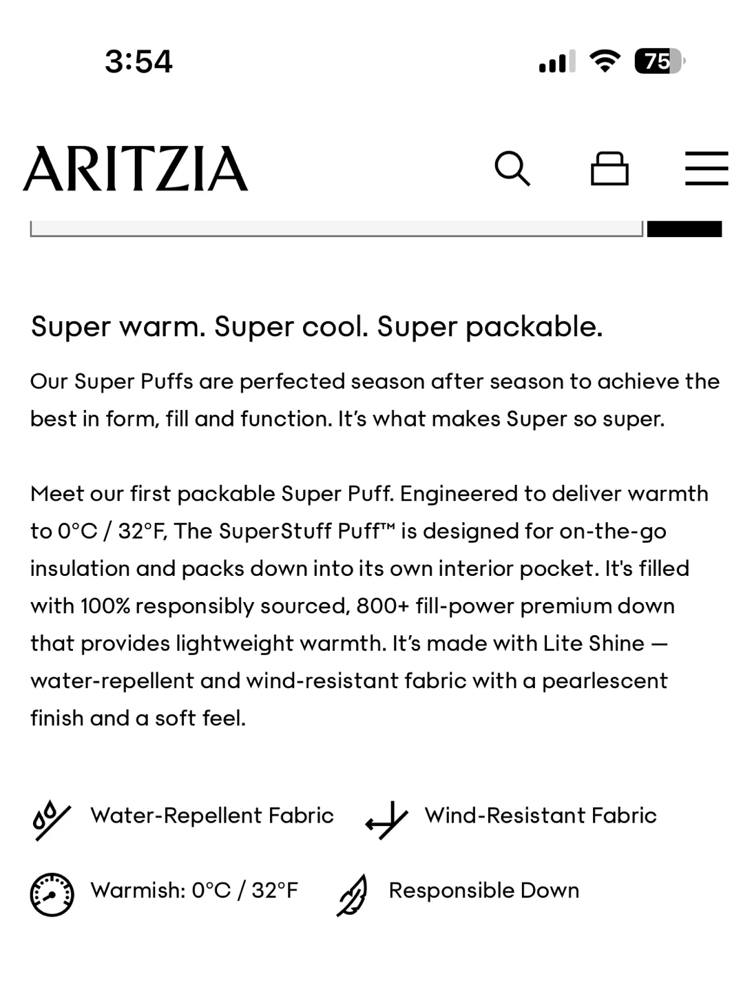 Aritzia The SuperStuff Puff Down Jacket - photo 4