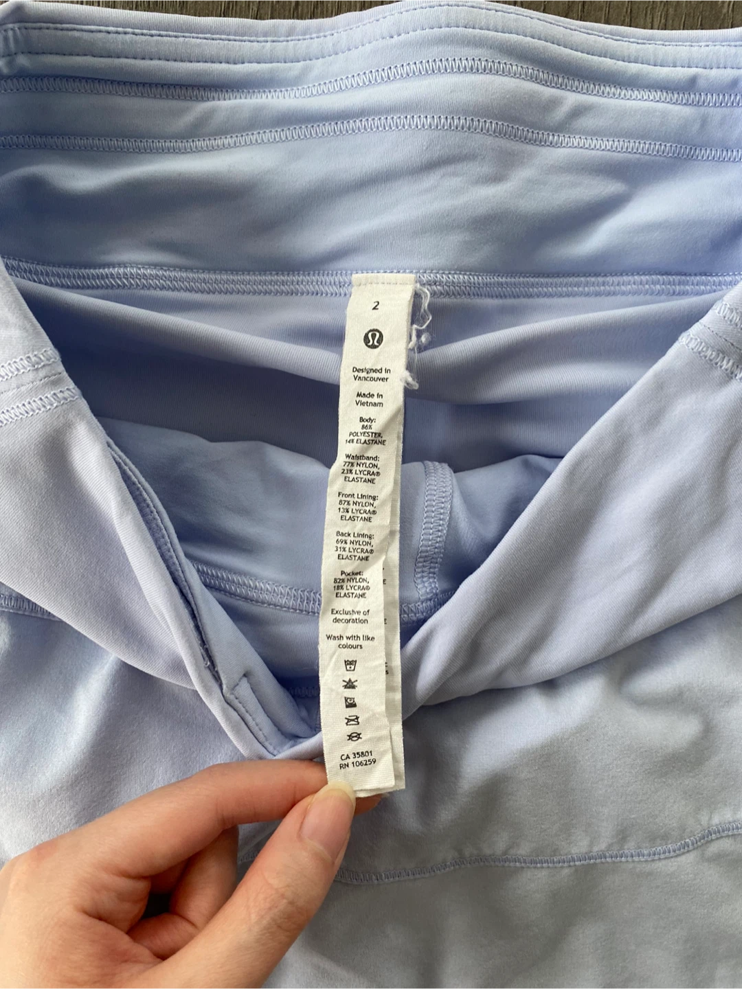 Lululemon pace rival skirt light blue - photo 4