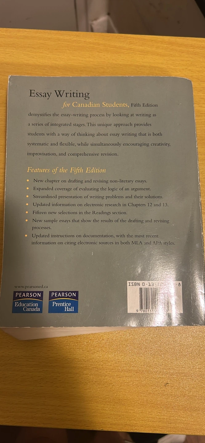 Essay Writing for Canadian Students, Fifth Edition - photo 3