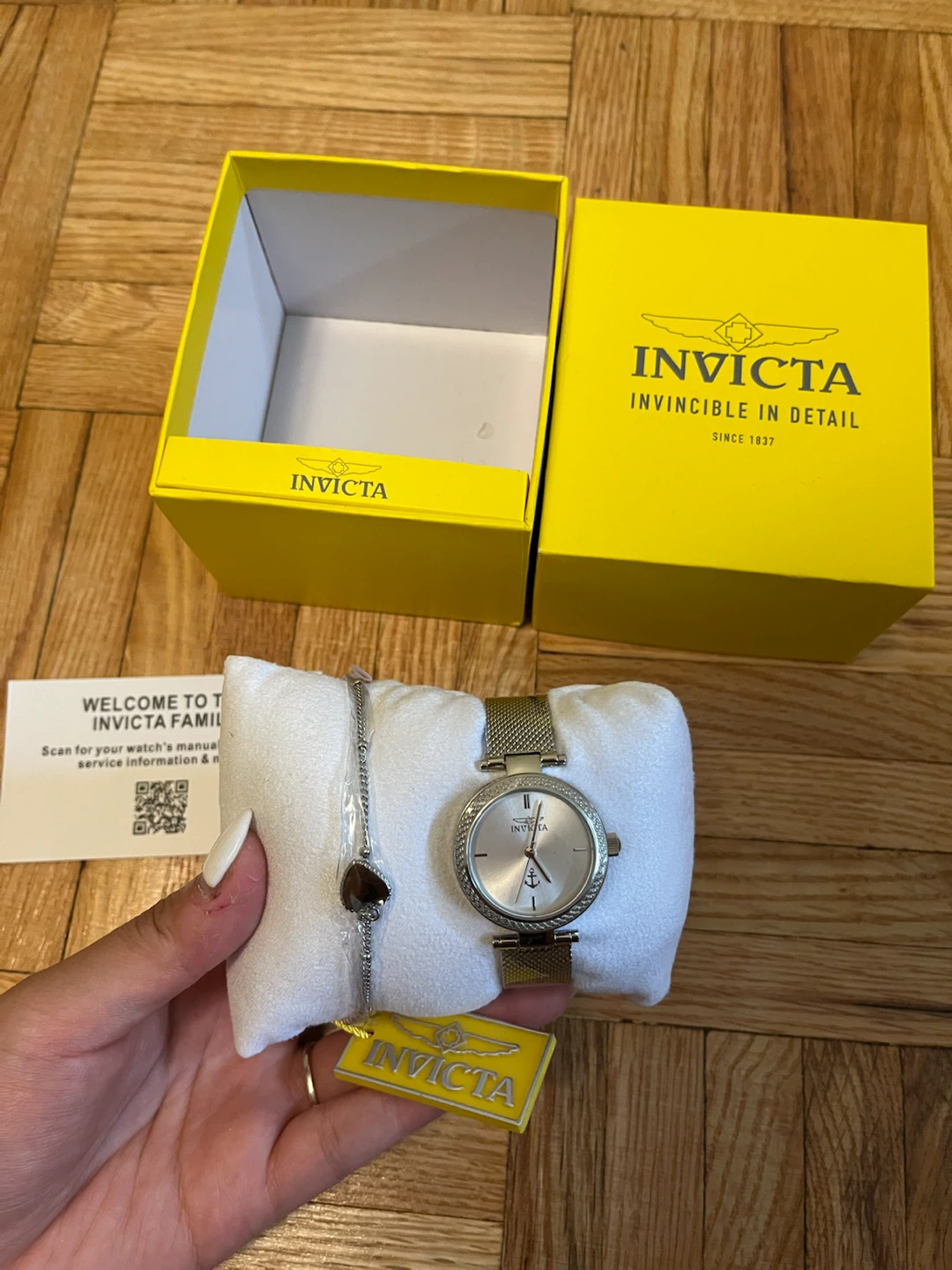 NEW Invicta Women’s Watch + Bracelet Set – Box & Tag - photo 2
