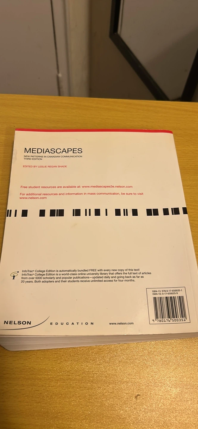 Mediascapes: New Patterns in Canadian Communication - photo 3