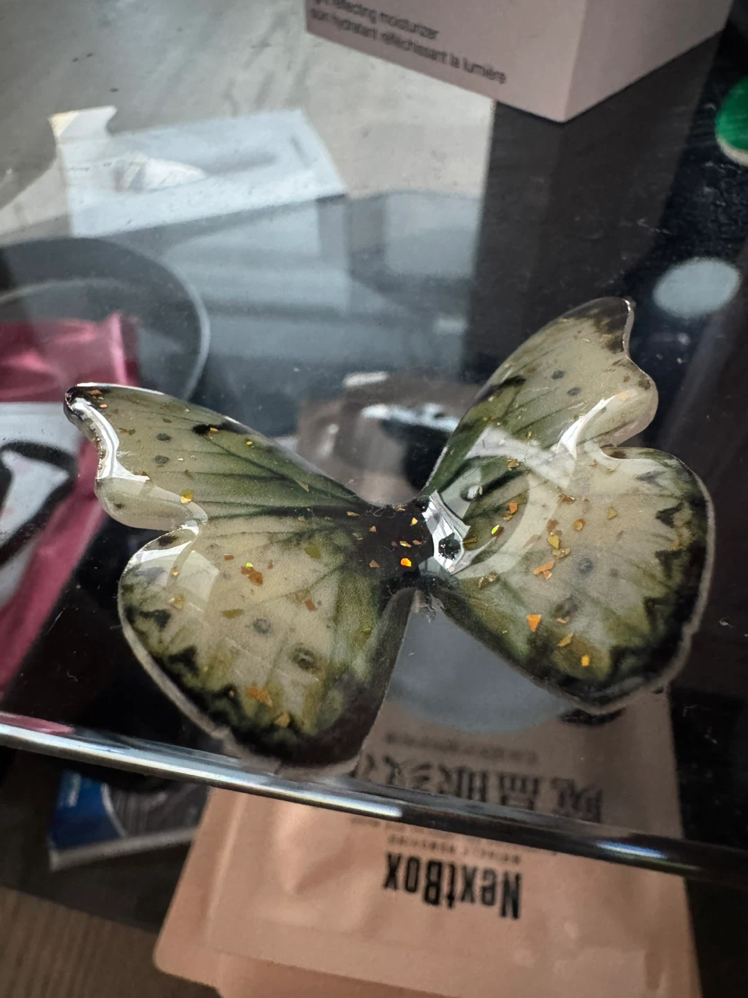 Butterfly Resin Hair Clip