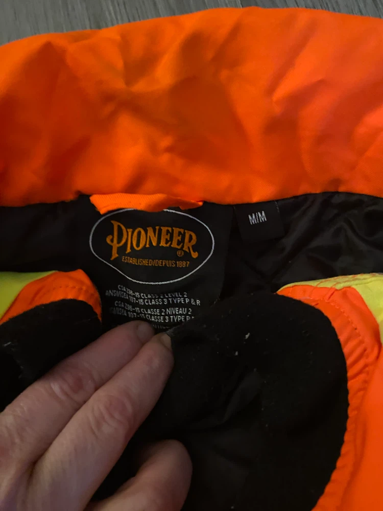 Pioneer Hi-Vis Safety Jacket with Removable Liner - photo 2