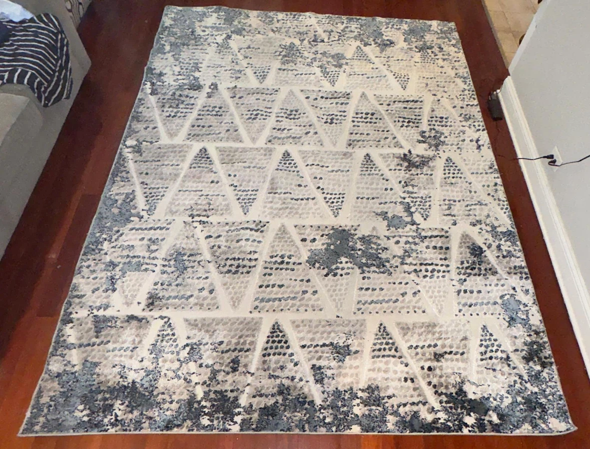 Abstract Geometric Area Rug - photo 3