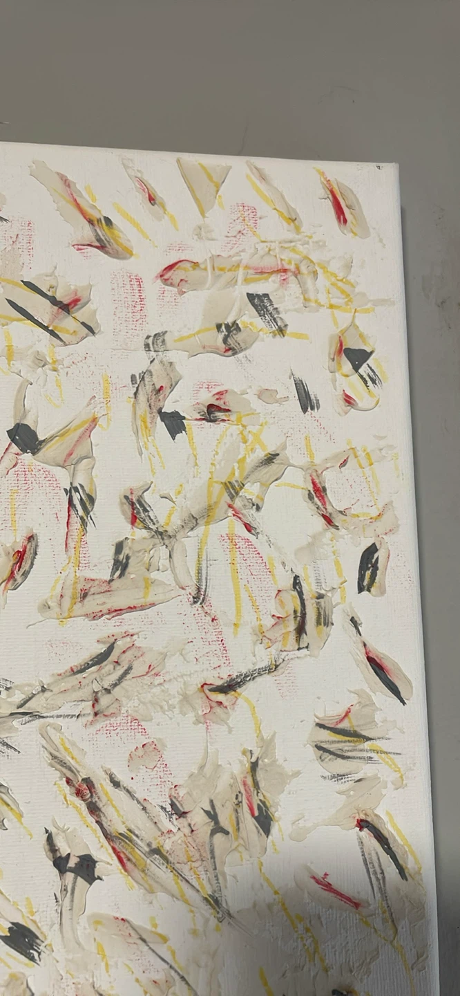 Vibrant Abstract Bear Painting - photo 3