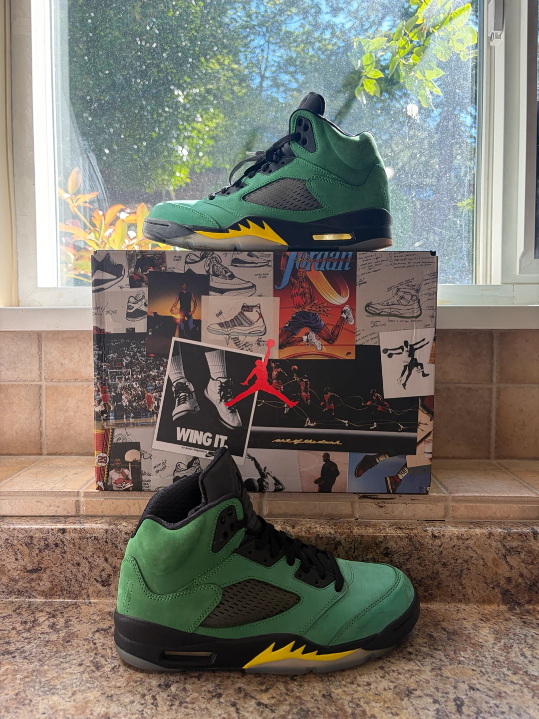 Air Jordan 5 Retro Lucky Green