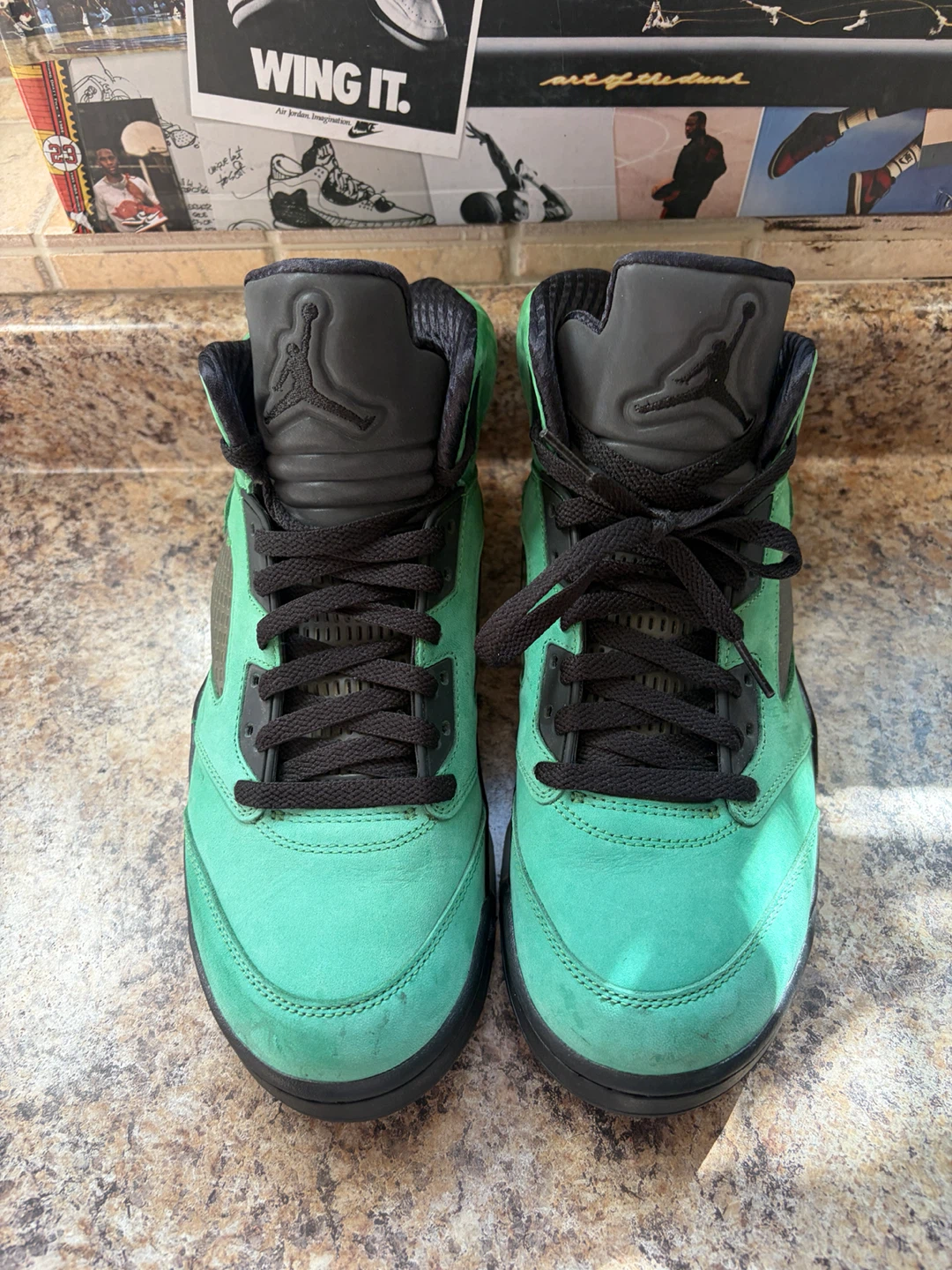 Air Jordan 5 Retro Lucky Green - photo 4