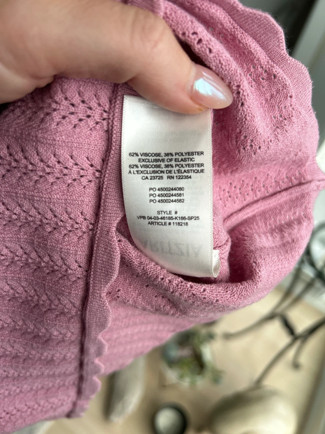 Wilfred Pink Knit Top - photo 3