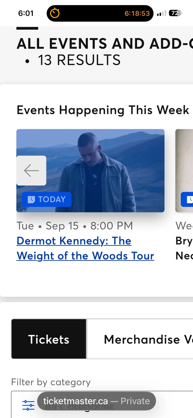 Dermot Kennedy 3 Tickets for Tonight