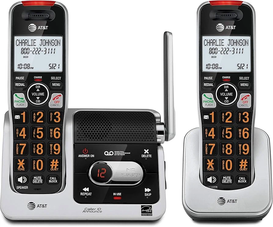 AT&T 2 Handset Answering System BL102-2