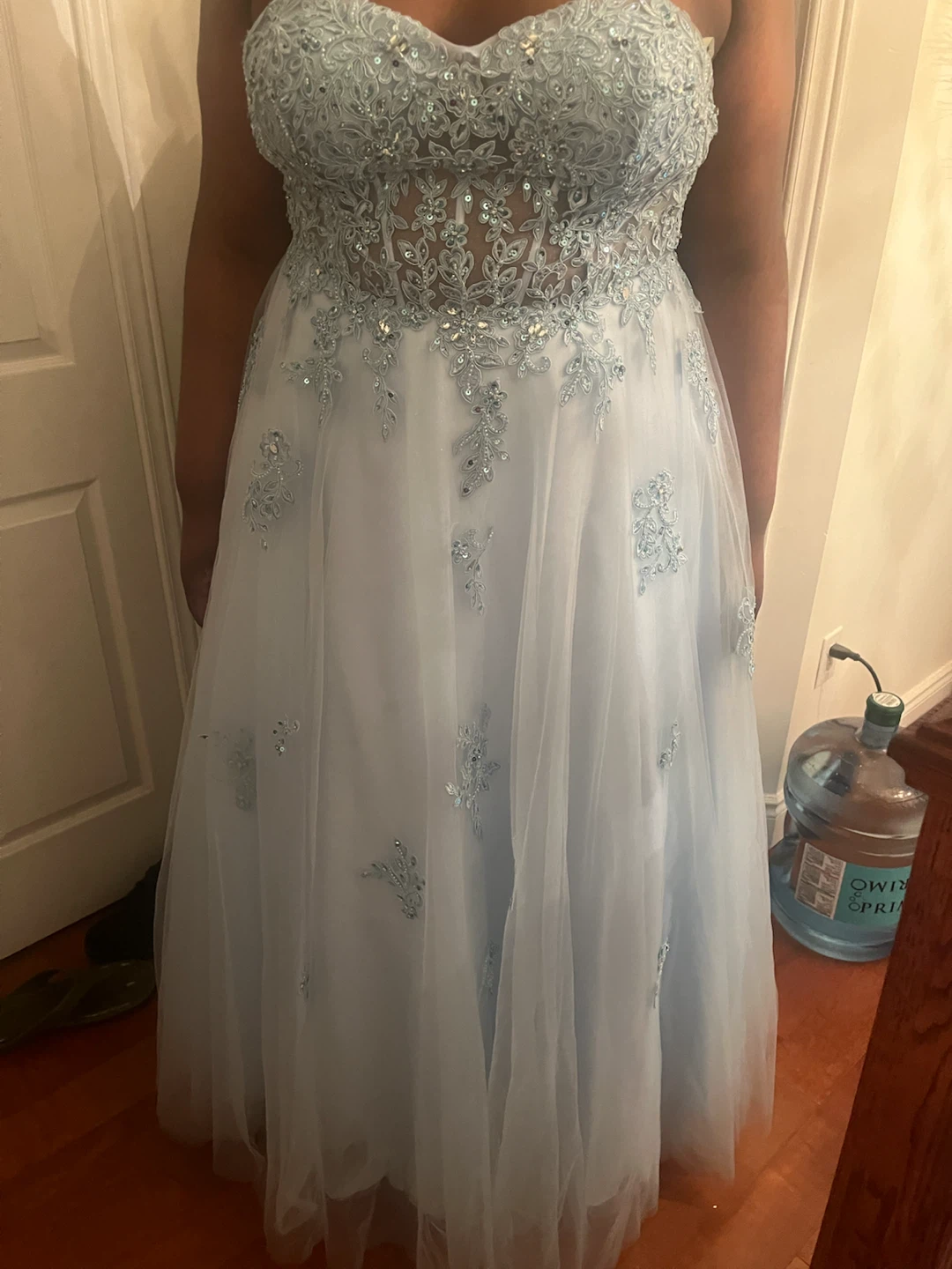 Light Blue Formal Evening Gown - photo 2