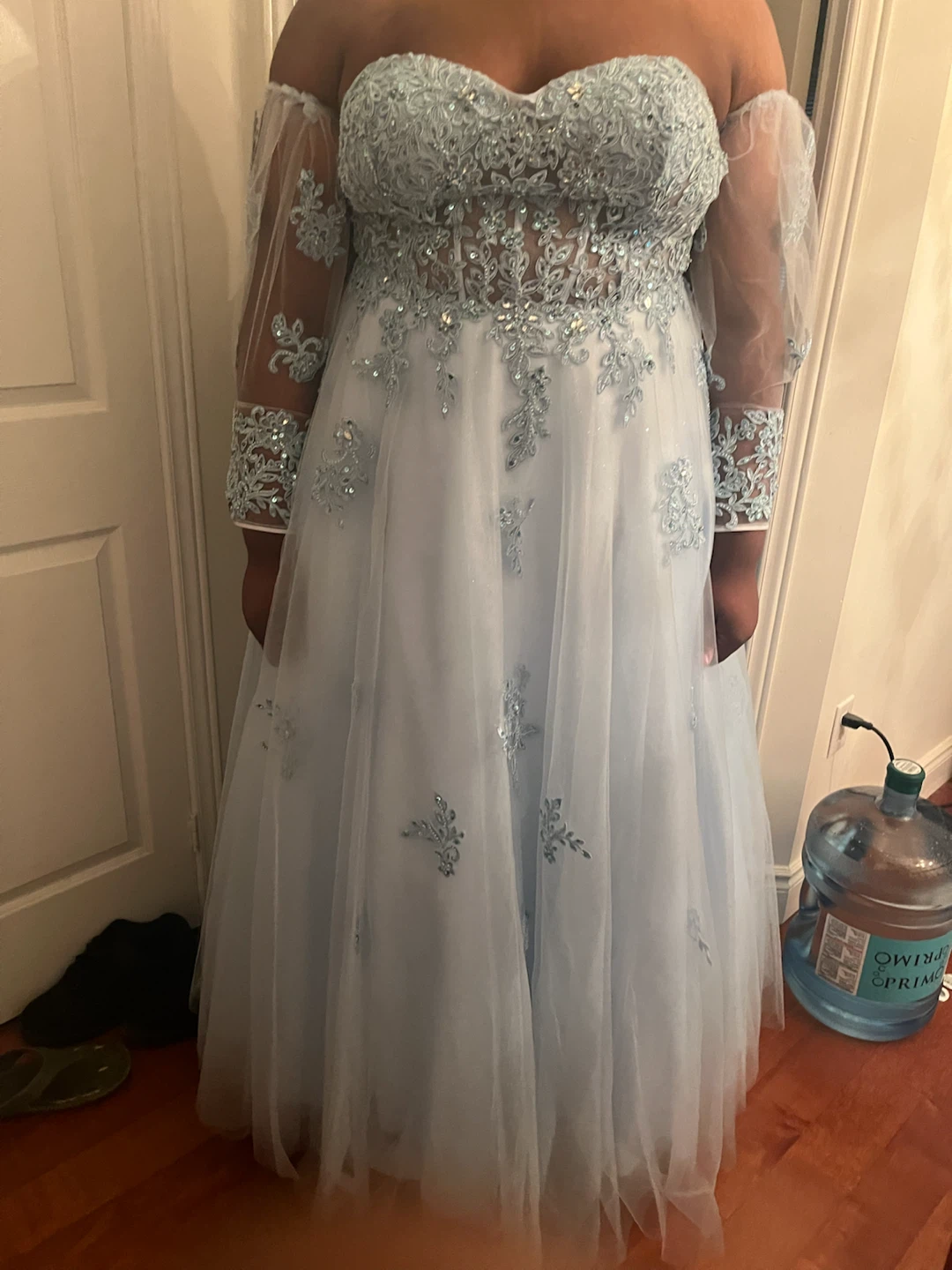 Light Blue Formal Evening Gown - photo 3