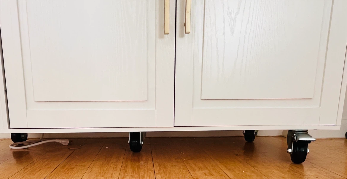 Rolling Kitchen Island Cart with Folding Tabletop - photo 5