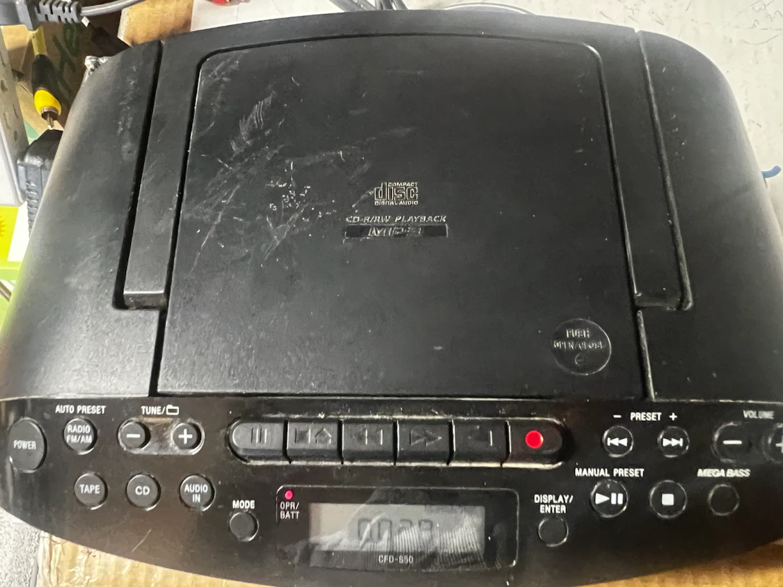 Sony CFD-S50 CD Radio Cassette-Corder