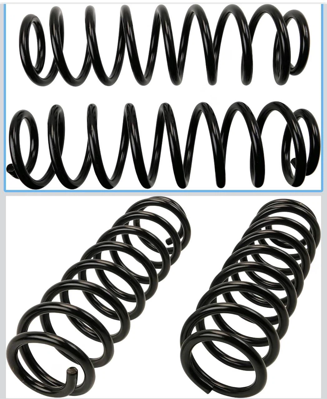 H985) MOOG 81741 Rear Coil Springs – Ford Mustang